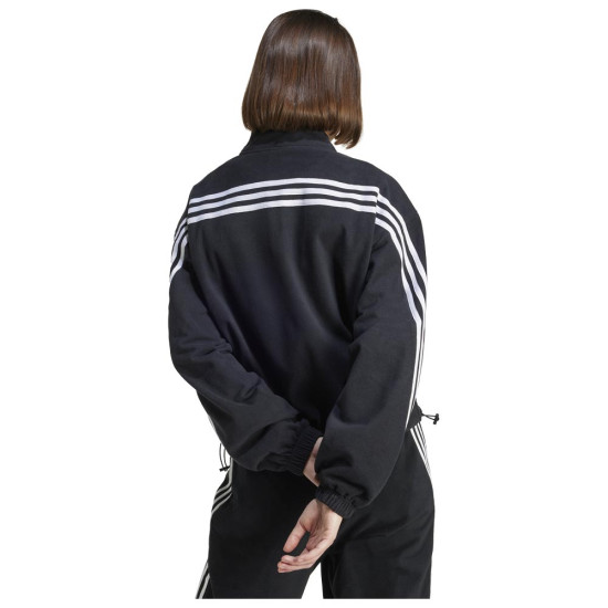 Adidas Γυναικείο φούτερ Future Icons 3-Stripes Quarter-Zip Sweatshirt